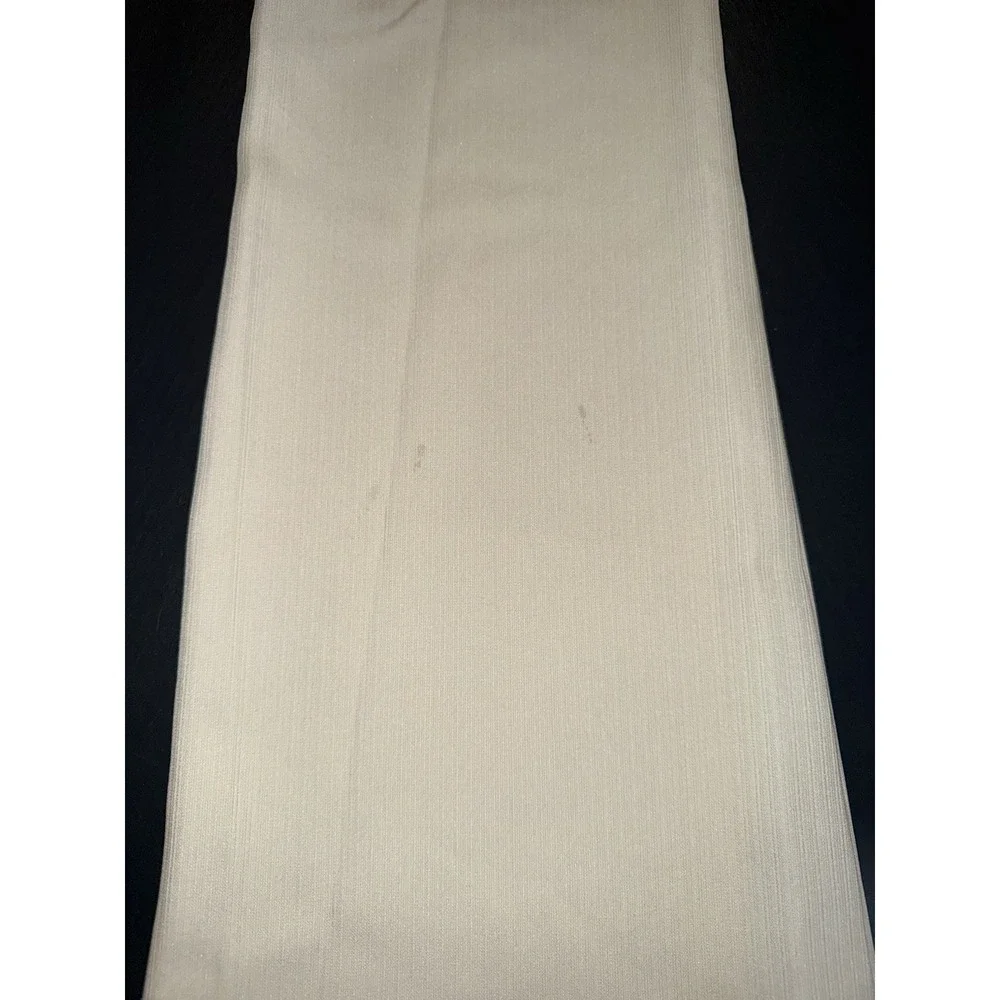 2000s Belted Low Rise Flare Tan Trousers Vintage Size 9 Office Siren Y2K Retro - Picture 9 of 10